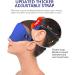 Mavogel Cotton Sleep Eye Mask - Breathable Light Blocking Night Mask for Men and Women - Includes Travel Pouch (Blue) - Buy Online on GoSupps.com