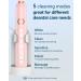 Sonic Electric Toothbrush for Adults - Rechargeable, 8 Brush Heads & Travel Case - Fast Charge for 60 Days - Pink - Buy Online on GoSupps.com