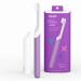Quip Kids Electric Toothbrush - Sonic Toothbrush with Small Brush Head, Travel Cover & Mirror Mount, Soft Bristles, Timer, and Rubber Handle - Purple