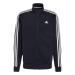 Adidas male Adult Essentials Warm-up 3-stripes Track Top Track Top L Legend Ink/White