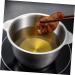 Milisten 3 Pcs Lard Can Stainless Steel Containers Pasta Containers Kitchen Supply Grease Storage Can Sauce Pot Grease Container Fruit Strainer Steam 304 Stainless Steel Chocolate - Buy Online on GoSupps.com