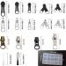 Meikeer 252 Pieces Zipper Repair Kit Replacement Zipper  Zipper Pulls  Installation Tools for Bags Tents Luggage Sleeping Bag Jacket Outdoor - Buy Online on GoSupps.com