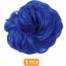 Traziewell Blue Hair Extensions Hairpieces Messy Bun Wavy Hair Scrunchies Curly Hair Donut Chignons Hair Pieces Hair Extension 1337 FH001337 One Size - Buy Online on GoSupps.com