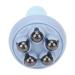 5 Magnet Bead Massage Roller - Handheld 360 Rotating Slimming Ball Massager Tool (Blue) | Enhance Relaxation & Wellness - Buy Online on GoSupps.com