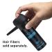 Premium Black Hair Building Fibers Spray Pump 2-in-1 Kit Set - Natural Hair Loss Concealer (0.97 OZ) - Men and Women - Buy Online on GoSupps.com