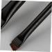 DRESSOOS 3 Sets Eyeliner Brush Makeup Brush Ear Eyebrow Brush Angled Brow Brush Black Wood - Buy Online on GoSupps.com