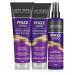 John Frieda Frizz Ease Miraculous Recovery Repairing Shampoo Conditioner & Leave in Conditioner for frizzy & damaged hair (3 Pack)