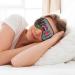 SSIMOO Colored Wooden Board Print Eye Mask - Ultra-Soft Light-Blocking for Optimal Comfort & Restful Sleep | International Shipping - Buy Online on GoSupps.com