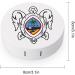 Guam Flag Turtle Contact Lens Case - Cute Portable Round Storage Box Kit with Mirror for Travel & Outdoor Use - Buy Online on GoSupps.com
