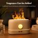 Kavolet Simulation Flame Aroma Air Humidifier Desktop 2-in-1 Mist Humidifier Aromatherapy Diffuser for Essential Oil with 3 Colors Atmosphere Lamp 200ML Capacity USB Powered for Home Office Low Noise - Buy Online on GoSupps.com