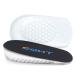 SQHT's Height Increase Insoles  Shoes Lifts  Heel Lift Inserts for Leg Length Discrepancies (Small - 1 Height)