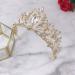 FRCOLOR White Tiara Crown Crystal Silver Headband Diamond Bridal Headdress Wedding Prom Crown Hair Accessories for Women Girl Birthday Wedding Christmas Party Favor Ornaments - Buy Online on GoSupps.com