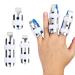 Cozlly 3pcs Finger Splints Trigger Finger Support Adjustable Mallet Finger Splints for Broken Finger Arthritis Straighten Finger Knuckle Immobilization S M L (B)