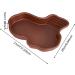 tongfeng Large Snake Water Bowl - Reptile Bathing Pool With Ramp And Basking Platform - Aquarium Ornament For Turtle Bearded Dragon Gecko For Backyard Balcony Yard No Drainage - Buy Online on GoSupps.com