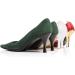 HARFINGTON 5 Pairs TPU Kitten Heel Tips - Replacement Tap Caps for Women High Heels | 3mm Pin 16mm Square Heel Repair Caps in Beige - International Shipping Available - Buy Online on GoSupps.com
