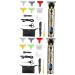 minkissy 2 Sets Mens Cordless Trimmer Electric Trimmer for Men Hair Grooming Clipper Nose Face Trimmer Beard Edgers for Men Facial Trimmer Men Trimmer Stainless Steel Clippers Man