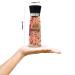 Himalayan Chef Pink Salt with Chipotle Grinder - 10.58 Oz Tall Glass Grinder - Buy Online on GoSupps.com