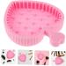 SOESFOUFU Makeup Brush Cleaning Pad Beauty Brush Cleaning Bowl Brush Cleaning Mat Silicone Dryer Cleaner Makeup Gadgets Makeup Cleaning Mat Brush Cleaners Guangdong Silica Gel Make up 12x9cm Pink - Buy Online on GoSupps.com