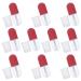 Minkissy 10 st empty tube lip gloss lipstick container lipstick sleeve empty refillable lip gloss container capsule-lippert-tube empty lip gloss tube lip bottle stick plastic
