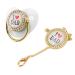 Silicone Baby Pacifier M - Funny & Functional BPA-Free Rhinestone Design Stable Metal Clip for 6-18 Months - Buy Online on GoSupps.com