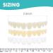 30 Pcs Fake Teeth Instant Smile Removable Single False Tooth for Teeth Whitening Kit with Modable Thermal Fitting Beads DIY Your Suitable Teeth - Buy Online on GoSupps.com