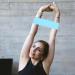 HANABASS Yoga Resistance Bands - Elastic Exercise & Rehab Tension Bands for Pilates & Strength Training - Sky Blue - Buy Online on GoSupps.com