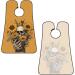 Sunflower Skeleton Beard Bib | Spooky Skull Grooming Cape for Shaving & Trimming | Non-Stick Beard Hair Catcher | Perfect Gifts for Men - Buy Online on GoSupps.com
