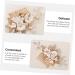 FRCOLOR Bridal Comb Wedding Hair Accessories for Brides Bridal Flower Insert Comb Hair Decor Lovely Hair Comb Bridesmaid Hair Accessories Wedding Hair Comb Reusable Headdress Party Supply - Buy Online on GoSupps.com