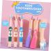 Hapinary 4-Piece Cartoon Children's Toothbrush Set | Ergonomic Manual Travel Toothbrushes | Ideal for Kids | Durable PP Material - Buy Online on GoSupps.com
