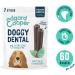 Edgard & Cooper Medium Dental Stick Treats - Mint & Strawberry Natural Dog Chews for Dental Hygiene Low Calorie Fresh Breath - 1.28kg Pack - Buy Online on GoSupps.com