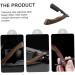 Minkissy Eyebrow Trimming Razor Holder for Men - Portable Foldable Beard Shaver & Stainless Steel Trimming Tool - Buy Online on GoSupps.com