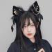 hgnxa Furry Foxes Ears Cats Girls Cosplays Hair Accessories Cute Plush Ear Headband Feathers l Decorations Role Playing Black - Buy Online on GoSupps.com