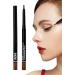 Makeup Eyeliner Pencils | Long-Lasting Colored Eyeliner Pens for Women Anti-Sweat Under Eye Eyeliner Pencil Automatic Rotation Eyeliner Eye Makeup for Kagrote Brown - Buy Online on GoSupps.com