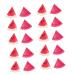 Warmhm 1 Set Fruit Slices Ornament for Kids Fake Dragon Fruit Fake Pitaya Fake Watermelon Slices Watermelon Decorations Pitaya Slice Ornament Soft Pvc Artificial Child Fake Fruit