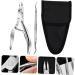 Healeved 1 Set Manicure 2-piece Set Toenail Clipper Toenail Brush Nail Clippers Home Tools Pedicure Nail Ingrown Toe Nipper Para U as Double Head Manicure Tools Stainless Steel - Buy Online on GoSupps.com