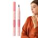 Thin Eyebrow Pencil - 2 Fork Tip Liquid Eyebrow Pencil Sweatproof Realistic Make up Pen Eye-Catching Eye Makeup for Women Teens Party Hersil 03#