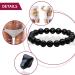 Buy Black Obsidian Slimming Foot Chain - Lymphatic Drainage & Magnetic Therapy Bracelet for Varicose Veins | Anti-Swelling Footket B-3 - Buy Online on GoSupps.com