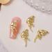 FEIlei 5Pcs Zircon Nail Art Rhinestones Crystal Gems for Nail Decor Rings Earrings DIY - Buy Online on GoSupps.com