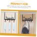 Ciieeo Over Door Towel Rack Hat Hanger Hook Over The Door Hanger Door Towel Hanger Door Hanging No Nails - Buy Online on GoSupps.com