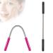2 Pieces Facial Hair Remover Spring Multifunctional Threading Beauty Tool for Quick Hair Removal Effective Epilator Threading Tool for Women or Men (Black Rose Red)