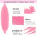 Pink Pre-Stretched Springy Afro Twist Hair 16 inch - 4 Packs for Passion Twist, Butterfly Locs & Bohemian Braids - Synthetic Braiding Hair Extension for Black Women - Buy Online on GoSupps.com