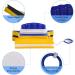 Square Shape DoubleSide Magnetic Glass Cleaner Wiper with 2 Cotton for Window - Buy Online on GoSupps.com