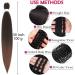 Pre-stretched Braiding Hair Easy Braid 6 Packs/Lot Professional Synthetic Fiber Crochet EZ Braids Yaki Texture Braiding Hair Extensions (30 inch 1B/30) 30 Inch (Pack of 6) T1B/30 - Buy Online on GoSupps.com