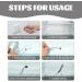 Drain Brush 2Pcs 59 Inch Flexible Drain Cleaning Brush Steel Long Pipe Cleaners Multi-Purpose Steel Pipe Cleaners for Cleaning Car Drain Fridge Drain & More - Buy Online on GoSupps.com
