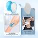 Crystal Hair Remover Stone - Painless Exfoliation Tool for Smooth Silky Skin - Fast & Easy Hair Removal for Men and Women - Blue - Buy Online on GoSupps.com