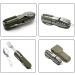 Beikal Folding Tableware: Stainless Steel 7-in-1 Multi Function Tool for Outdoor Camping - Buy Online on GoSupps.com