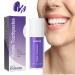 V34 Color correction purple tooth whitening Color Corrector tooth whitening toothpaste tooth stain removal tooth whitening booster color correction tooth color corrector (1 piece)