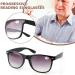 Shop Classic Square Reading Sunglasses for Men & Women - Dioptry Spring Hinges +300 Units - Buy Online on GoSupps.com