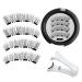 DIEREFEN Magnetic Eyelashes Natural Look False Eyelashes Magnetic Eyelashes With Applicator Reusable Magnetic Eyelashes No Glue Or Liner Needed Easy To Take Double Layer Independent Magnetic Box (A)