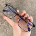 Parwana reading glasses stylish anti-UV computer readers anti-blue light flat lighting mirror presbyopia glasses for women/men (color: C4 size: +150) +150 C4